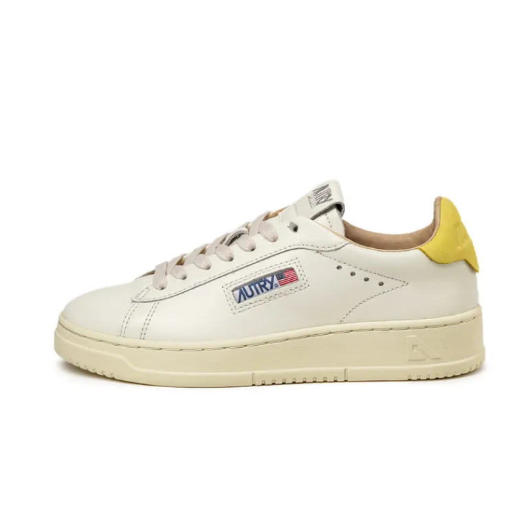 Leder Sneaker|Weiße Sneaker*Autry Dallas Low W Marshmallow Mash / Buttercup
