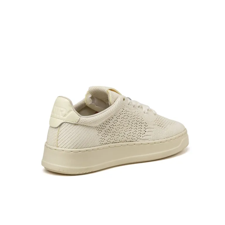 Leder Sneaker*Autry Easeknit W *Knit / Leather* Winter White