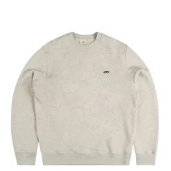 Crewnecks*Autry Embroidered Mini Logo Sweatshirt Melange