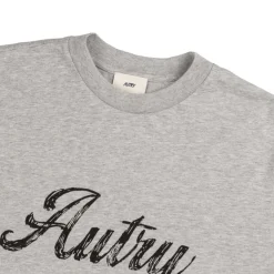 T-Shirts*Autry Flags Back Graphic Tee Dark Melange