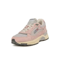 Leder Sneaker|Retro Runner*Autry Hyperway W *Suedebic / Mesh* Poweder / Silver