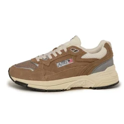 Leder Sneaker|Retro Runner*Autry Hyperway *Suede / Mesh* Cigar / Silver