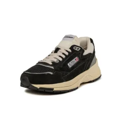 Leder Sneaker|Retro Runner*Autry Hyperway *Suede / Mesh* Black / Silver