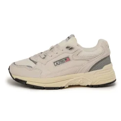 Leder Sneaker|Weiße Sneaker*Autry Hyperway *Suede / Mesh* White / Silver