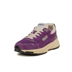 Leder Sneaker|Retro Runner*Autry Hyperway W *Suede / Mesh* Purple / Silver