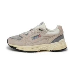 Retro Runner|Leder Sneaker*Autry Hyperway W *Suede / Mesh* Sand / Silver