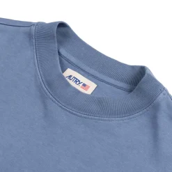 T-Shirts*Autry L/S Loose Fit Heavy Cotton T-Shirt Indigo
