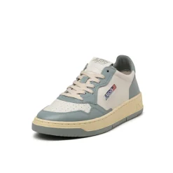 Leder Sneaker*Autry Medalist White / Silver Blue
