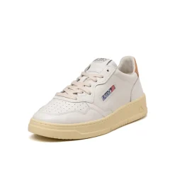 Leder Sneaker|Weiße Sneaker*Autry Medalist White / Sandstorm