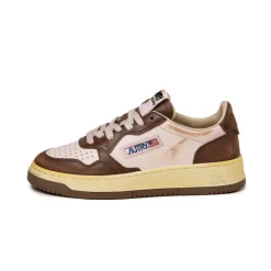 Leder Sneaker|Chunky Sneaker*Autry Medalist Brushed W *Super Vintage* Brown / Pink
