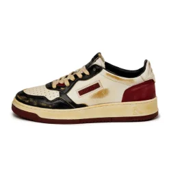 Leder Sneaker|Chunky Sneaker*Autry Medalist Eighties *Super Vintage* Black / Syrah