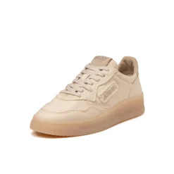 Leder Sneaker*Autry Medalist *Jap / Canvas* Ivory