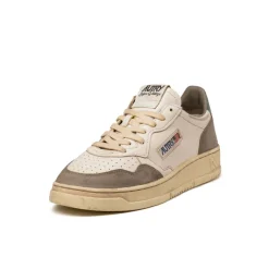 Leder Sneaker*Autry Medalist Leather / Suede *Super Vintage* Sand / Cypress