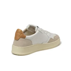 Leder Sneaker|Weiße Sneaker*Autry Medalist *Leather / Suede* White / Sandstorm