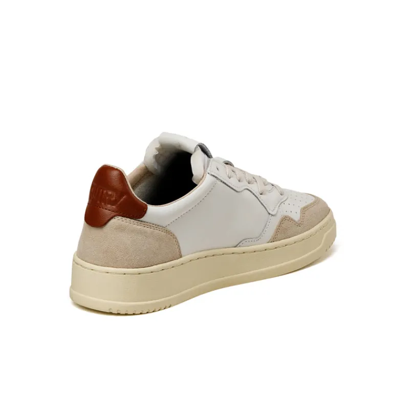 Leder Sneaker|Weiße Sneaker*Autry Medalist *Leather / Suede* White / Coco Shell