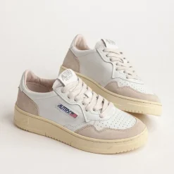 Leder Sneaker*Autry Medalist *Leather / Suede* White / White