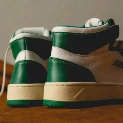 Leder Sneaker|High-Top Sneaker*Autry Medalist Mid W White / Green
