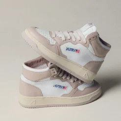 Leder Sneaker|High-Top Sneaker*Autry Medalist Mid W Mushroom