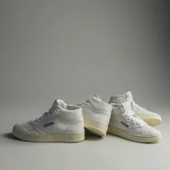 Leder Sneaker|High-Top Sneaker*Autry Medalist Mid W *Goat* White