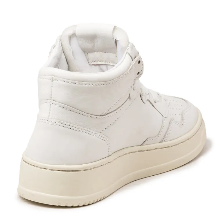 Leder Sneaker|High-Top Sneaker*Autry Medalist Mid W *Goat* White