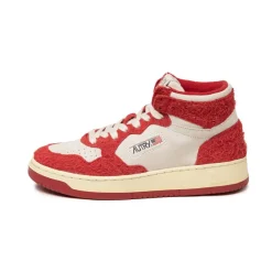 Leder Sneaker|High-Top Sneaker*Autry Medalist Mid W *Suede / Long Suede* Red