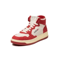 Leder Sneaker|High-Top Sneaker*Autry Medalist Mid W *Suede / Long Suede* Red