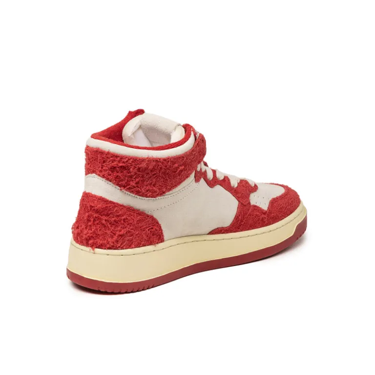 Leder Sneaker|High-Top Sneaker*Autry Medalist Mid W *Suede / Long Suede* Red