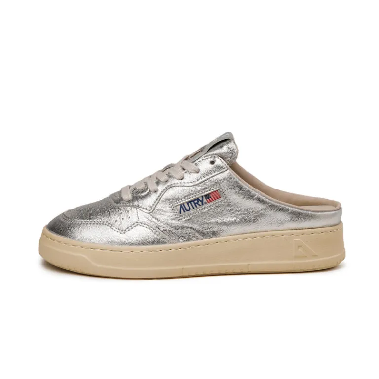 Leder Sneaker*Autry Medalist Mule W *Goat / Goat* Silver