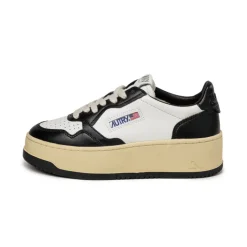Leder Sneaker|Plateau Sneaker*Autry Medalist Platform W White / Black