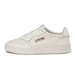 Leder Sneaker|Weiße Sneaker*Autry Medalist *Solid Goat* Stonewash / White