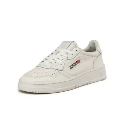 Leder Sneaker|Weiße Sneaker*Autry Medalist *Solid Goat* Stonewash / White