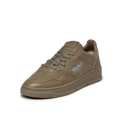 Leder Sneaker*Autry Medalist *Solid Goat* Mud Green