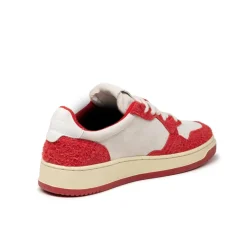 Leder Sneaker*Autry Medalist *Suede / Long Suede* Red