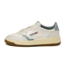 Leder Sneaker|Weiße Sneaker*Autry Medalist *Virgin / Crack* White / Silver Blue