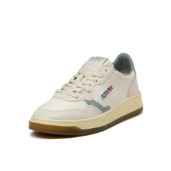 Leder Sneaker|Weiße Sneaker*Autry Medalist *Virgin / Crack* White / Silver Blue