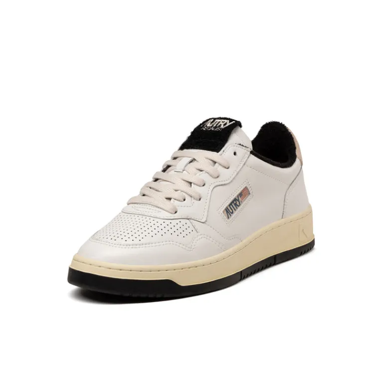 Leder Sneaker|Weiße Sneaker*Autry Medalist *Virgin / Sponge* White / Black