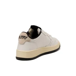 Leder Sneaker|Weiße Sneaker*Autry Medalist *Virgin / Sponge* White / Black