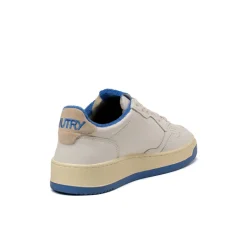 Leder Sneaker|Weiße Sneaker*Autry Medalist *Virgin / Sponge* White / Palace Blue