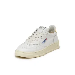 Leder Sneaker|Weiße Sneaker*Autry Medalist W White / Honey Yellow