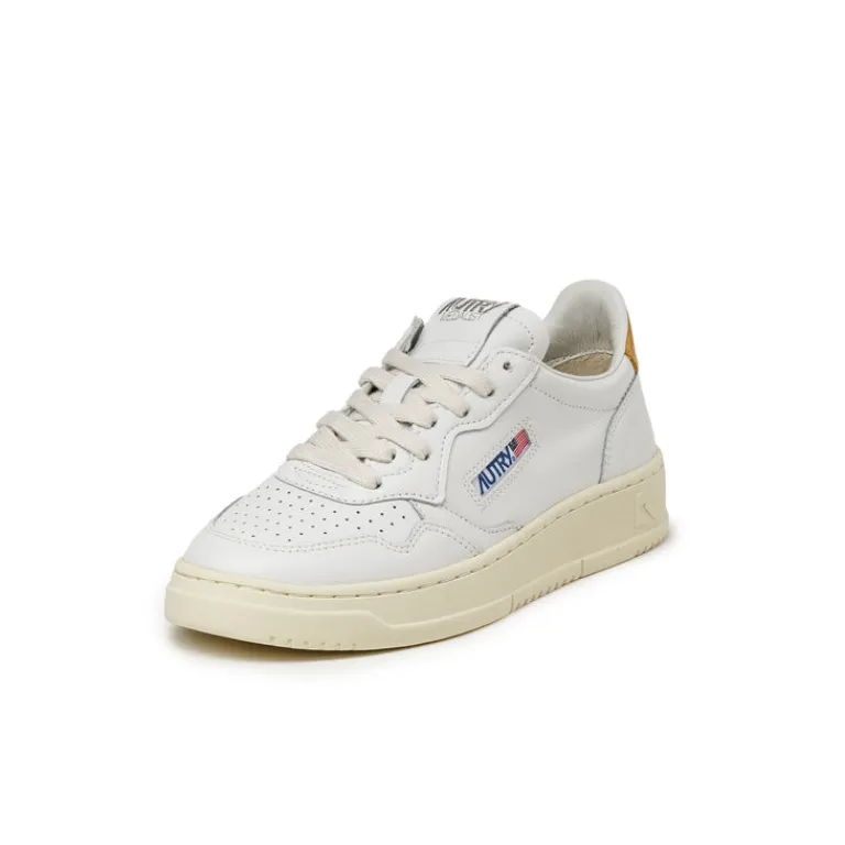 Leder Sneaker|Weiße Sneaker*Autry Medalist W White / Honey Yellow