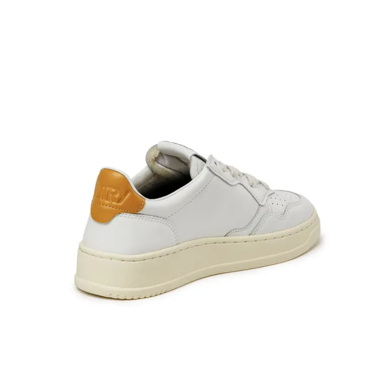 Leder Sneaker|Weiße Sneaker*Autry Medalist W White / Honey Yellow