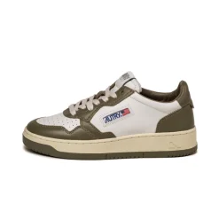 Leder Sneaker|Weiße Sneaker*Autry Medalist W White / Court Green