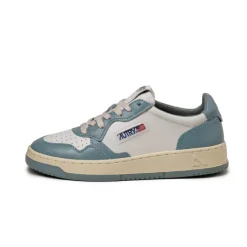 Leder Sneaker*Autry Medalist W White / Silver Blue