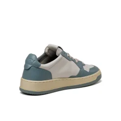 Leder Sneaker*Autry Medalist W White / Silver Blue