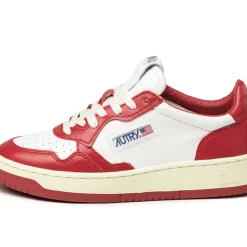 Leder Sneaker*Autry Medalist W White / Red