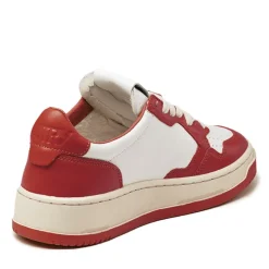 Leder Sneaker*Autry Medalist W White / Red