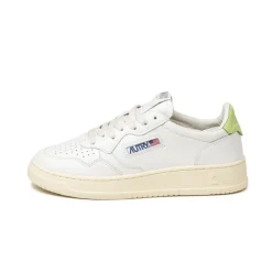 Leder Sneaker|Weiße Sneaker*Autry Medalist W White / Snap Green