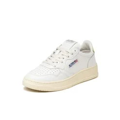 Leder Sneaker|Weiße Sneaker*Autry Medalist W White / Snap Green