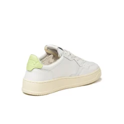 Leder Sneaker|Weiße Sneaker*Autry Medalist W White / Snap Green