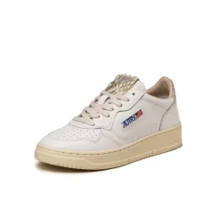 Leder Sneaker|Weiße Sneaker*Autry Medalist W Virgin / Diamond White / Dmn